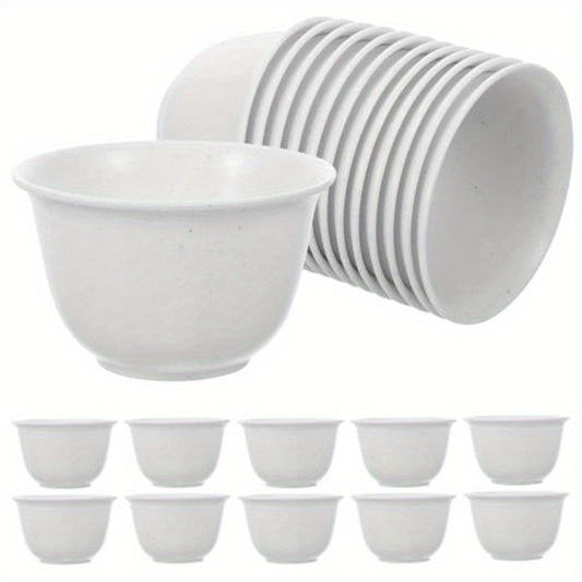 Chinese Mini Teacups48pcs Tea Serving Cup Mini Kungfu Tea Cups Traditional Tea Bowl Cups for Chinese Teaware