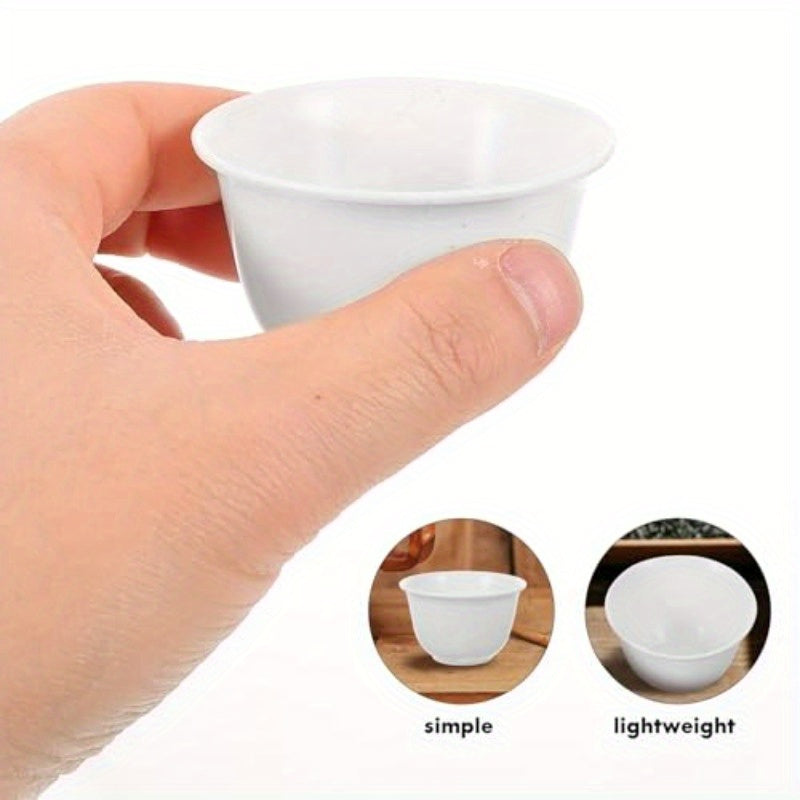 Chinese Mini Teacups48pcs Tea Serving Cup Mini Kungfu Tea Cups Traditional Tea Bowl Cups for Chinese Teaware