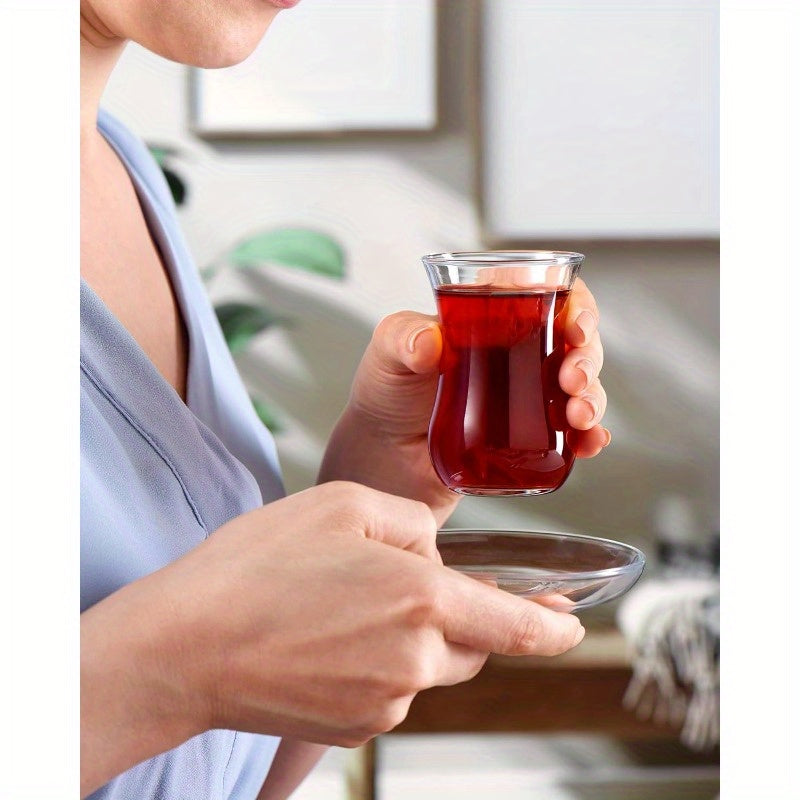 Premium Turkish Tea Cups and Saucers Set of 12 Perfect for Tea Party Gifts Housewarming Weddings Anniversary