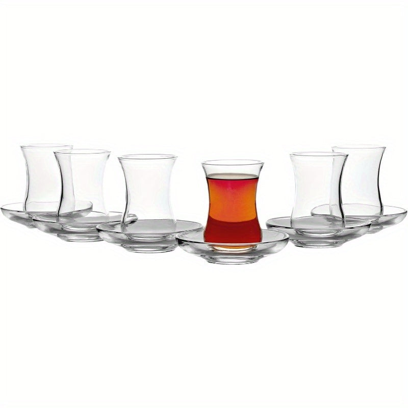 Premium Turkish Tea Cups and Saucers Set of 12 Perfect for Tea Party Gifts Housewarming Weddings Anniversary