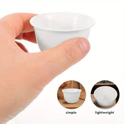 Chinese Mini Teacups48pcs Tea Serving Cup Mini Kungfu Tea Cups Traditional Tea Bowl Cups for Chinese Teaware