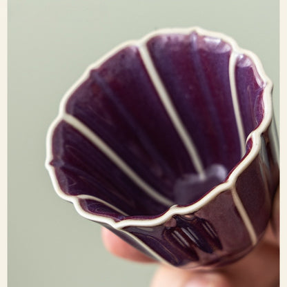 Five famous kiln collections Handmade ceramic teacup tea cup gift box set, high-end tea cup master cup tea set, home office business gifts, company Mid-Autumn Festival gifts, collection-level gifts