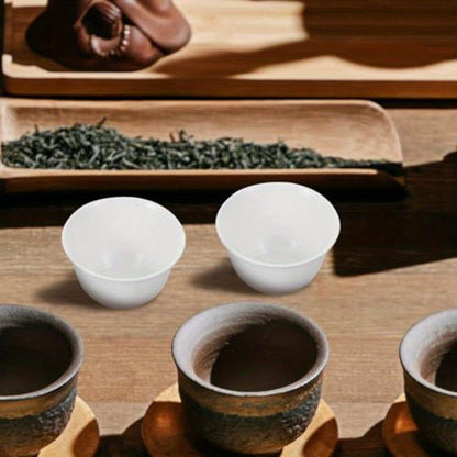 Chinese Mini Teacups48pcs Tea Serving Cup Mini Kungfu Tea Cups Traditional Tea Bowl Cups for Chinese Teaware