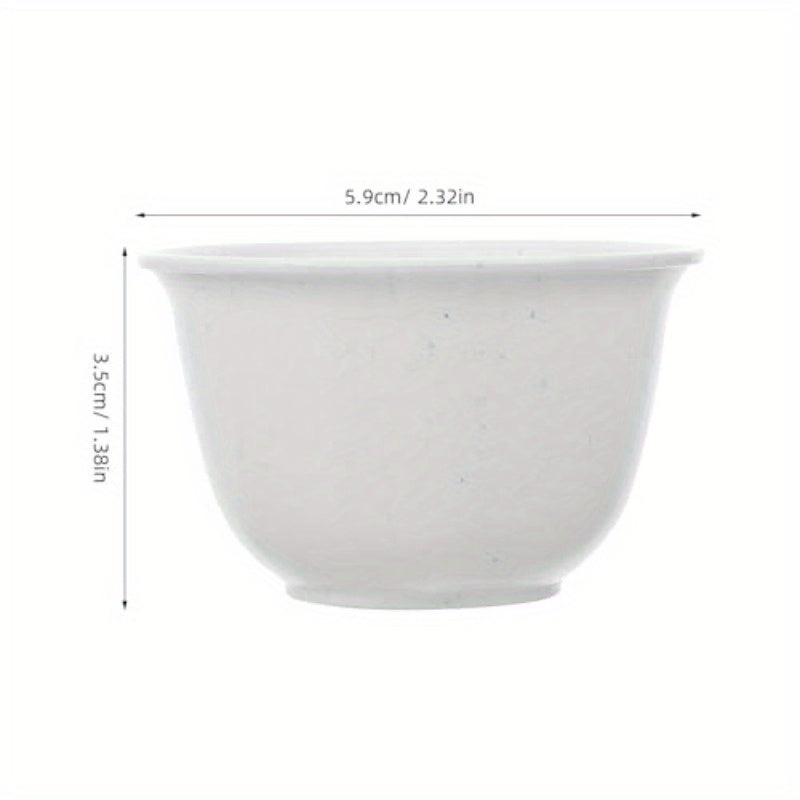 Chinese Mini Teacups48pcs Tea Serving Cup Mini Kungfu Tea Cups Traditional Tea Bowl Cups for Chinese Teaware